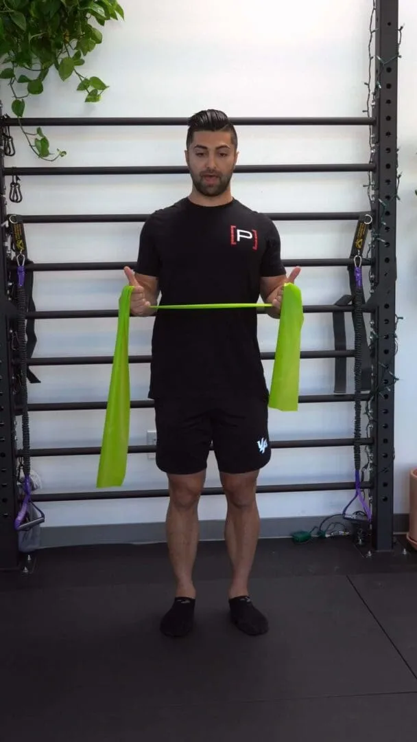 Bilateral Shoulder External Rotation - Band